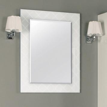 Зеркало Акватон Венеция 90 со светильниками белое
